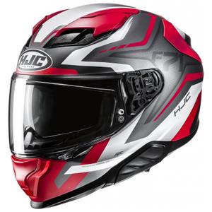 Casco integrale da moto HJC F71 Fes MC1SF grigio-rosso-bianco