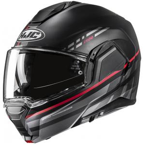 Casco moto apribile HJC i100 Sysma MC1SF grigio-nero
