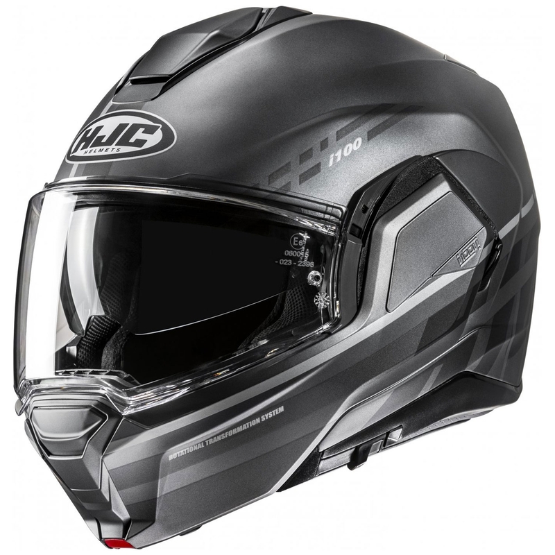 Casco moto apribile HJC i100 Sysma MC5SF Grigio