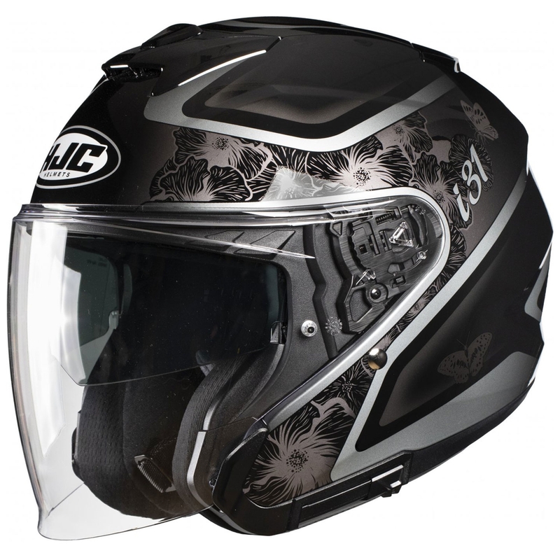 Casco moto aperto HJC i31 Iona MC5 nero-grigio