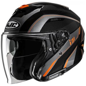 Casco moto aperto HJC i31 Reno MC7 nero-grigio