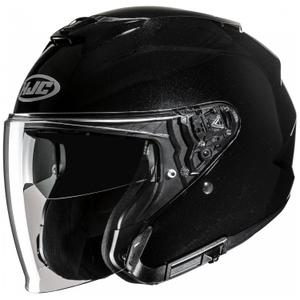 Casco moto aperto HJC i31 Solid nero metallizzato
