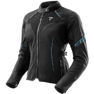 Giacca moto da donna Rebelhorn Jax nero-menta