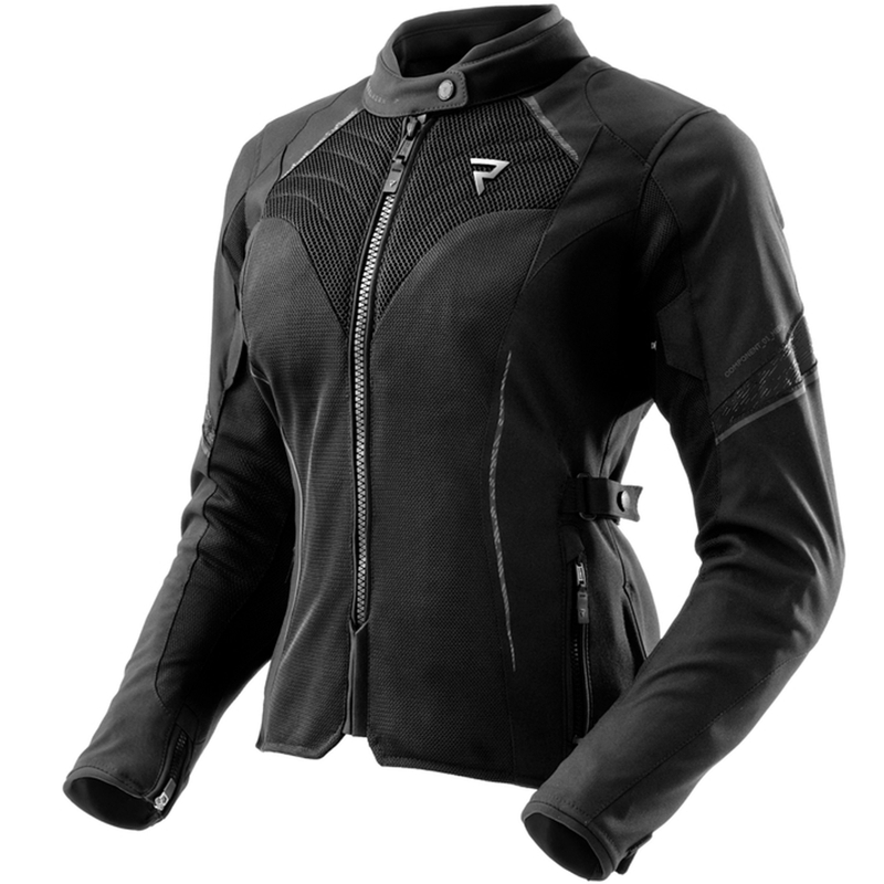 Giacca da moto da donna Rebelhorn Jax nera