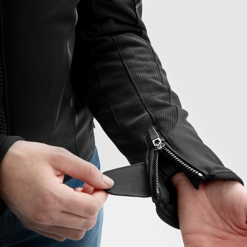 Giacca da moto da donna Rebelhorn Jax nera