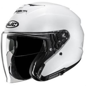Casco moto aperto HJC i31 Solid bianco perla