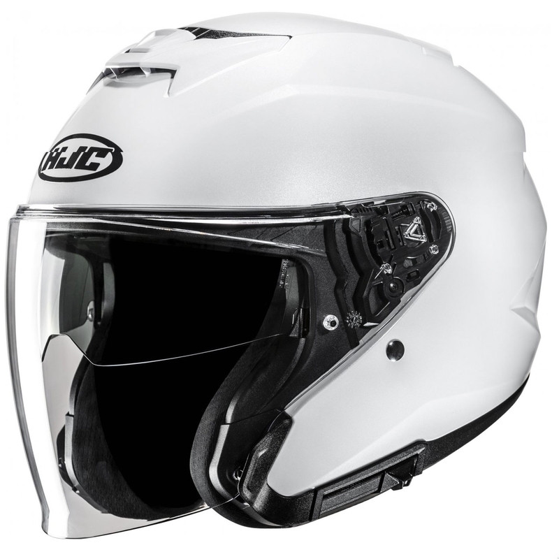 Casco moto aperto HJC i31 Solid bianco perla