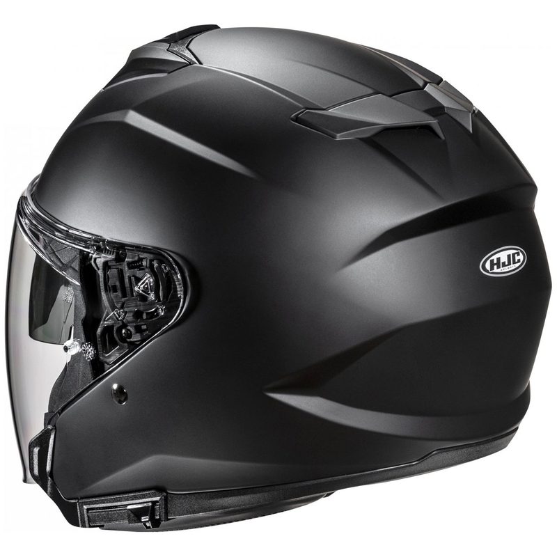 Casco moto aperto HJC i31 Solid semi piatto nero