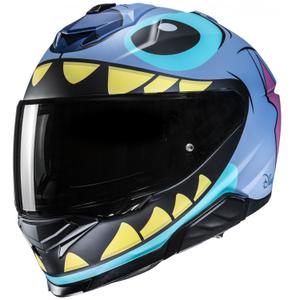 Casco moto integrale HJC i71Stitch Disney MC2SF blu-viola