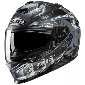 Casco moto integrale HJC i71 Taurus MC5SF nero-grigio