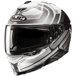 Casco Moto Integrale HJC i71 Viz MC5 Grigio-Bianco-Nero