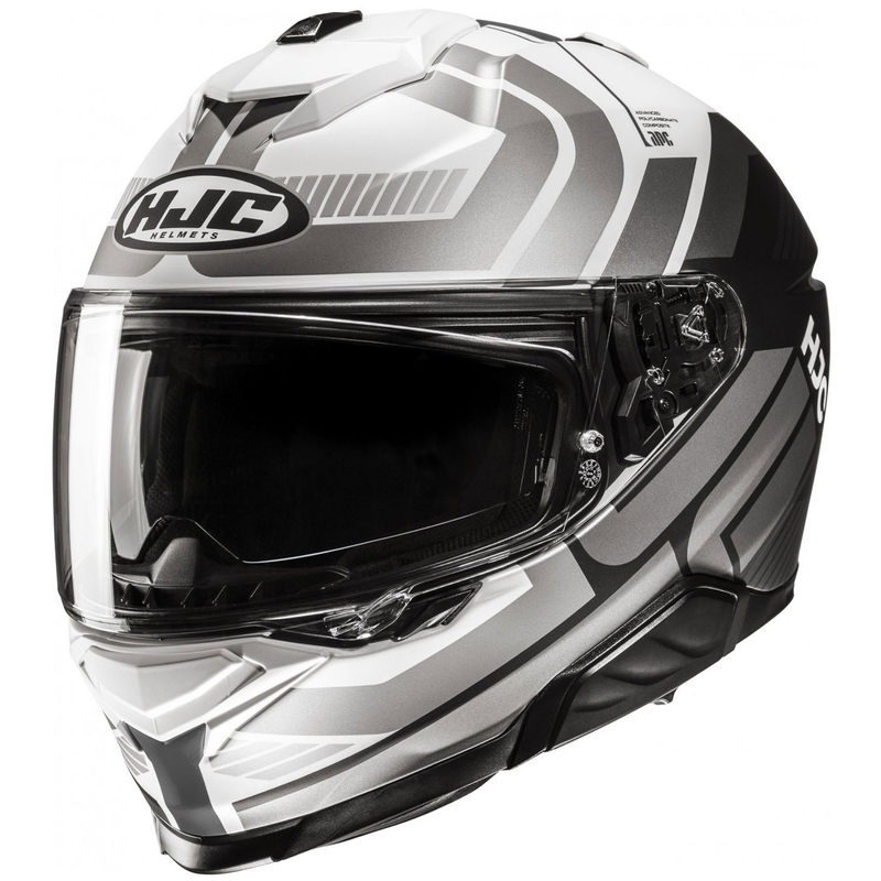 Casco Moto Integrale HJC i71 Viz MC5 Grigio-Bianco-Nero