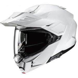 Casco moto apribile HJC i80 Solid bianco perla