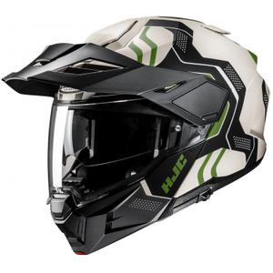Casco moto apribile HJC i80 Velly MC4SF beige-nero
