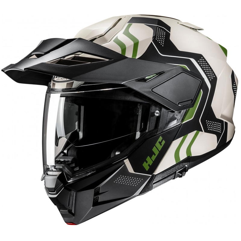 Casco moto apribile HJC i80 Velly MC4SF beige-nero