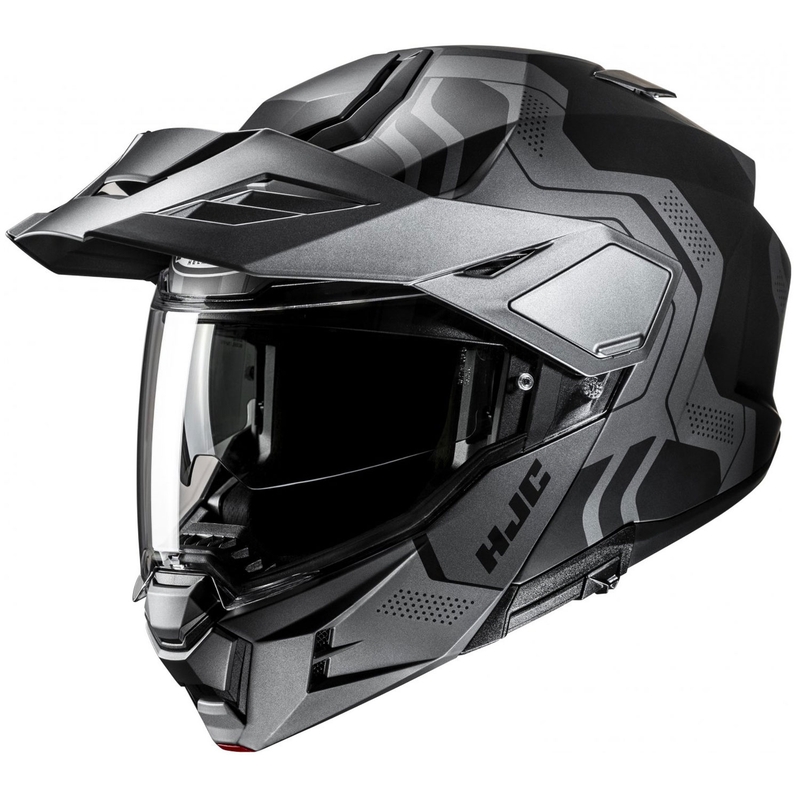Casco da moto flip-up HJC i80 Velly MC5SF nero-grigio