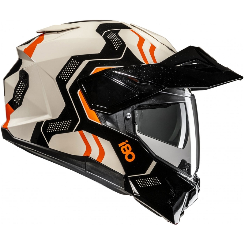 Casco da moto HJC i80 Velly MC7 apribile beige-nero