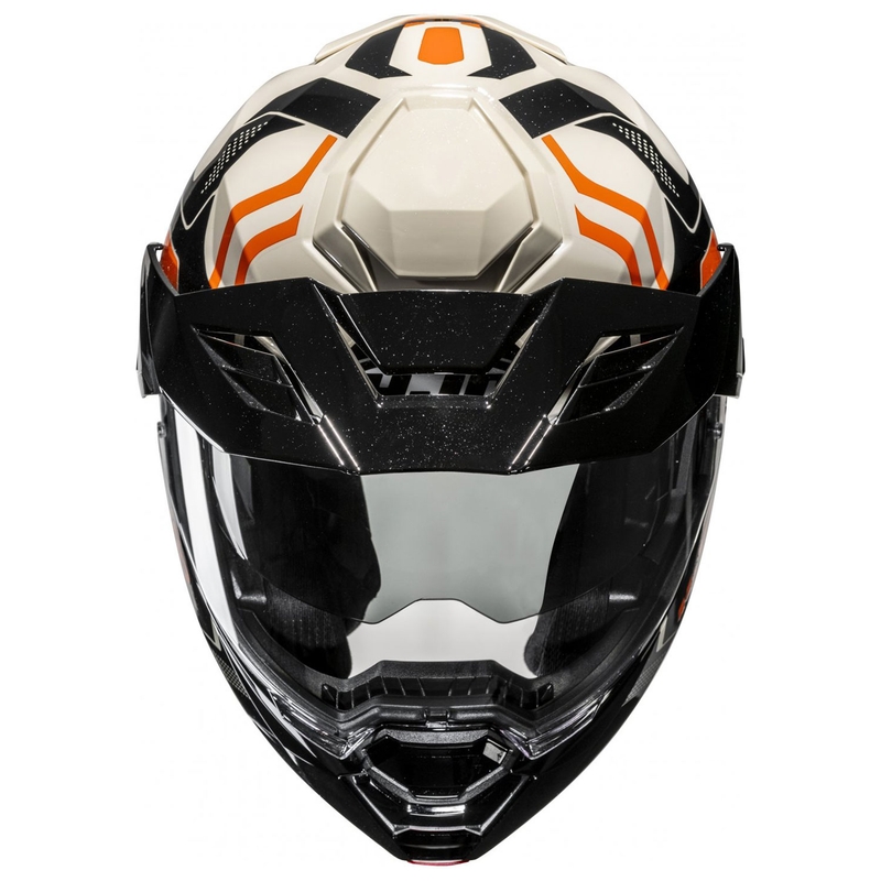 Casco da moto HJC i80 Velly MC7 apribile beige-nero