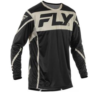 Maglia motocross FLY Racing Lite nero-grigio