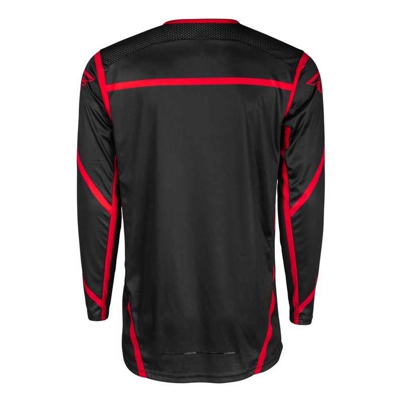 Maglia motocross FLY Racing Lite nero-rosso