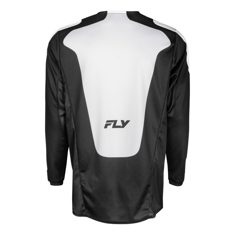 Maglia motocross FLY Racing Kinetic Sym nero-bianco