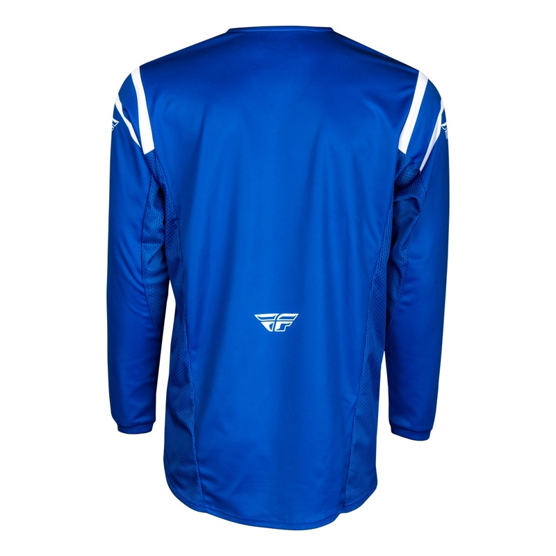 Maglia motocross FLY Racing Kinetic Center blu-bianco