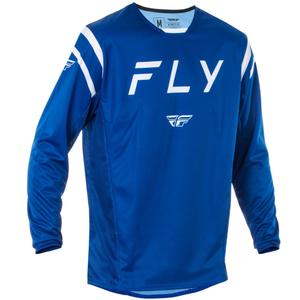 Maglia motocross FLY Racing Kinetic Center blu-bianco