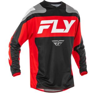 Maglia motocross FLY Racing F-16 nero-rosso-bianco