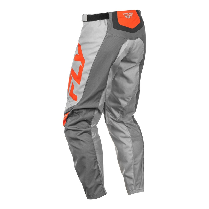 Pantaloni motocross FLY Racing F-16 grigio-nero-arancio