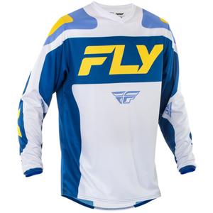 Maglia motocross FLY Racing F-16 bianco-blu-giallo