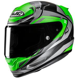 Casco integrale da moto HJC RPHA 12 Brels MC4HSF verde-grigio-nero