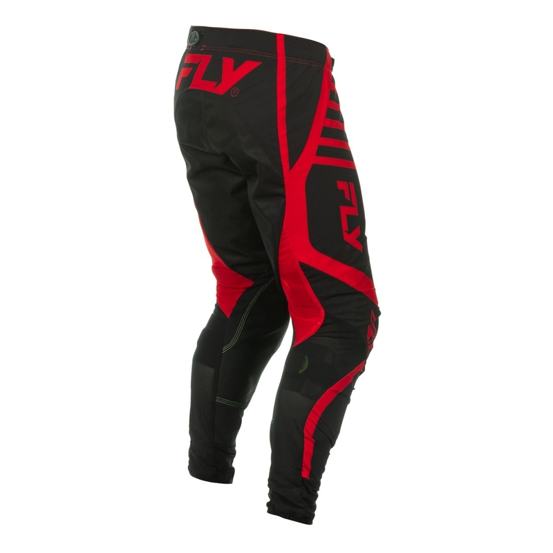 Pantaloni motocross FLY Racing Lite nero-rosso