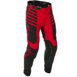 Pantaloni motocross FLY Racing Lite nero-rosso