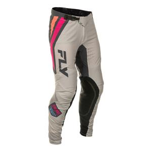 Pantaloni motocross FLY Racing Lite Vice grigio-rosa