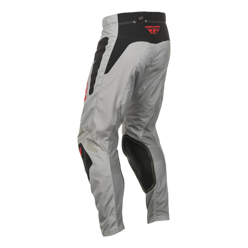 Pantaloni motocross FLY Racing Kinetic Sym grigio-rosso-nero