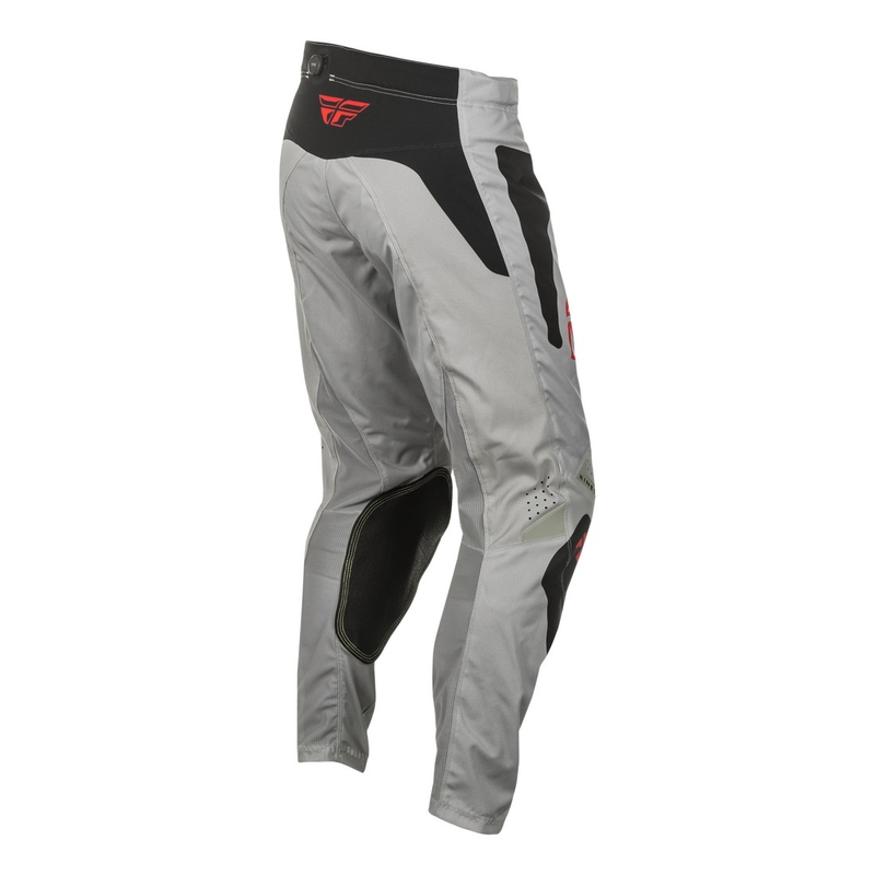 Pantaloni motocross FLY Racing Kinetic Sym grigio-rosso-nero