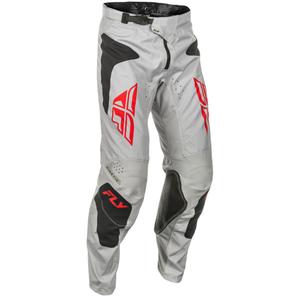 Pantaloni motocross FLY Racing Kinetic Sym grigio-rosso-nero