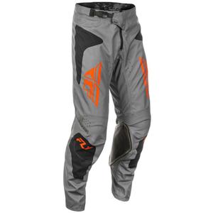 Pantaloni motocross FLY Racing Kinetic Sym grigio-arancio-nero