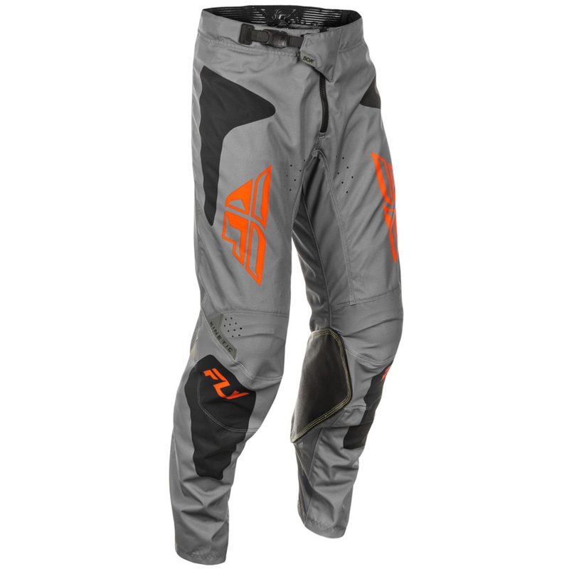 Pantaloni motocross FLY Racing Kinetic Sym grigio-arancio-nero
