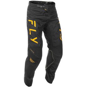 Pantaloni motocross FLY Racing Kinetic Center nero-oro