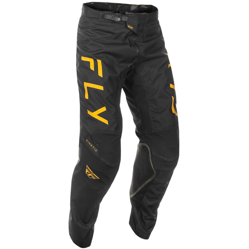 Pantaloni motocross FLY Racing Kinetic Center nero-oro