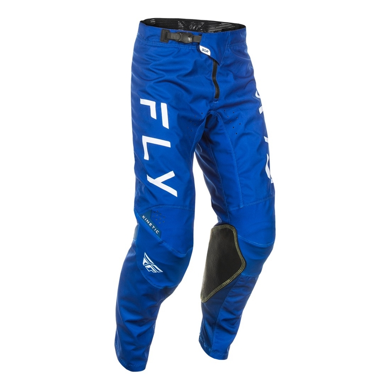 Pantaloni motocross FLY Racing Kinetic Center blu-bianco