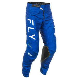 Pantaloni motocross FLY Racing Kinetic Center blu-bianco