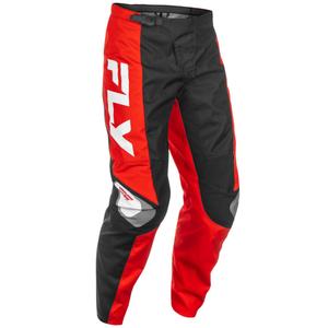 Pantaloni motocross FLY Racing F-16 nero-rosso-bianco