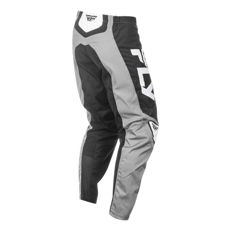 Pantaloni motocross FLY Racing F-16 grigio-nero-bianco