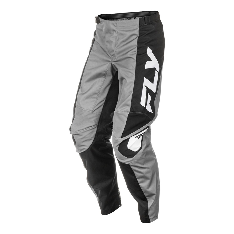 Pantaloni motocross FLY Racing F-16 grigio-nero-bianco