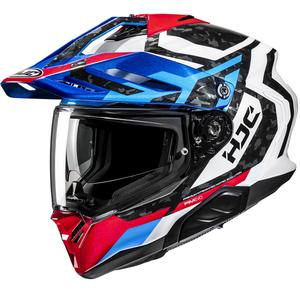Casco moto enduro HJC RPHA 60 Dakar MC21 blu-nero-bianco