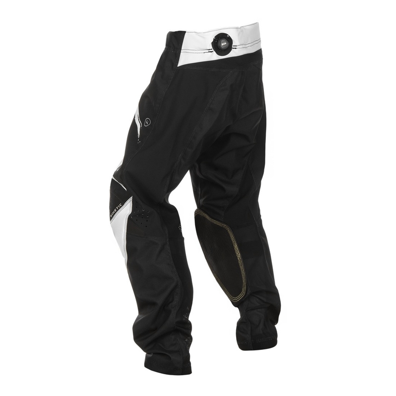 Pantaloni motocross per bambini FLY Racing Kinetic Stoke nero-bianco