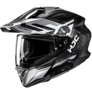 Casco moto enduro HJC RPHA 60 Dakar MC5SF nero-grigio-bianco
