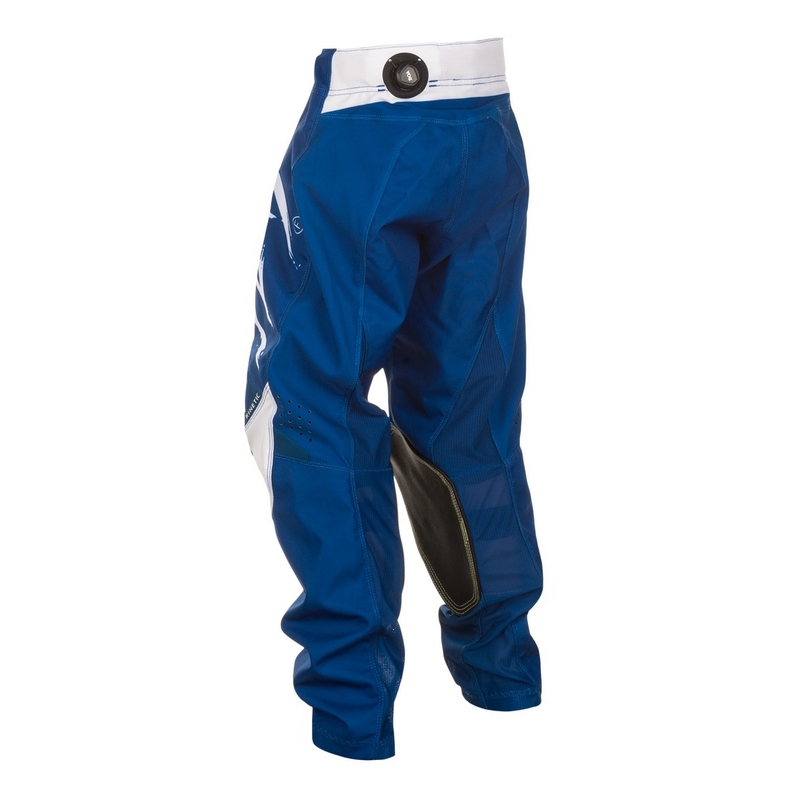Pantaloni motocross per bambini FLY Racing Kinetic Stoke blu-bianco